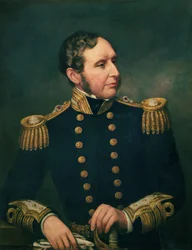 Vizeadmiral Robert Fitzroy (1805-65) Admiral Fitzroy führte die Expedition nach Südamerika 1834-36 mit Charles Darwin